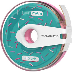 STALEKS PRO ΑΥΤΟΚΟΛΛΗΤΕΣ ΛΙΜΕΣ ΡΟΛΟ ΣΕ ΘΗΚΗ 100GRIT 80ΤΕΜ ΑΣΠΡΗ