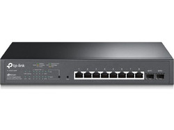 TP-Link TL-SG2210MP V1 Managed L2 Switch με 8 Θύρες Ethernet 1Gbps και 2 SFP Θύρες