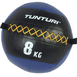Tunturi Wall Ball 8kg Blue Black, Yellow