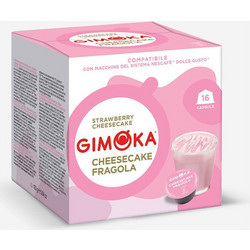 Gimoka Κάψουλες Διάφορα Ροφήματα Cheesecake Συμβατές με Μηχανή Dolce Gusto 16τμχ