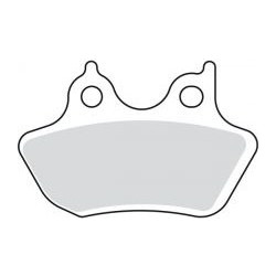 Τακάκια Μπροστινού και Πίσω φρένου MCS, brake pads front & rear. Organic για HARLEY DAVIDSON 00-07 B.T. (excl. FXSTS front) 00-03 XL 02-05 V-Rod (NU)