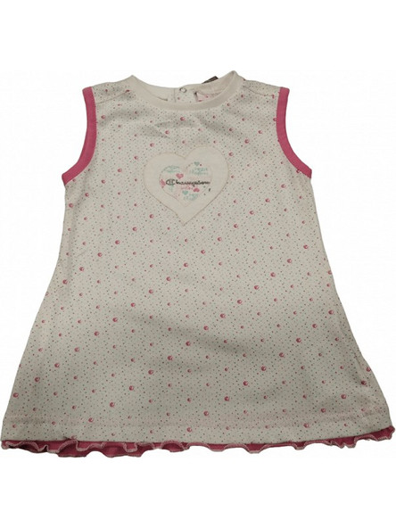 CHAMPION BEBE DRESS WHT/CAR