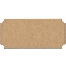 Πινακίδα εσοχές στις γωνίες mdf 230x105x6χιλ