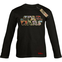 Takeposition Star Wars Art Logo Παιδικό T-Shirt Μακρυμάνικο Μαύρο 814-8529-02