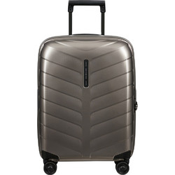 Samsonite Attrix Βαλίτσα Καμπίνας 55x35x23cm με 4 Ρόδες Γκρι