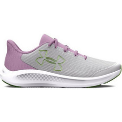 Under Armour GS Charged Pursuit 3 Παιδικά Αθλητικά Παπούτσια για Τρέξιμο Γκρι 3026713-100