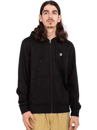 Element Cornell Classic Up Ανδρική Ζακέτα Φούτερ με Κουκούλα και Φερμουάρ Μαύρη ELYFT00160-FBK
