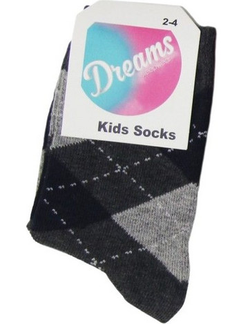 Dreams Baby Καλτσάκια Καρό Γκρι (2396004-2/4)