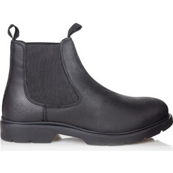 Lumberjack Charlie Beatles Ανδρικά Chelsea Μποτάκια Δερμάτινα Μαύρα SM97903-001H01-CB001
