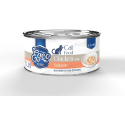 Egeo Pet Food Adult with Chicken & Salmon in Broth 70gr