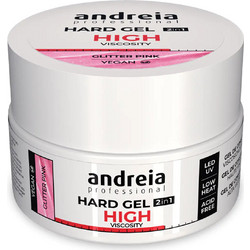 Andreia High Glitter Pink Hard Gel 22gr