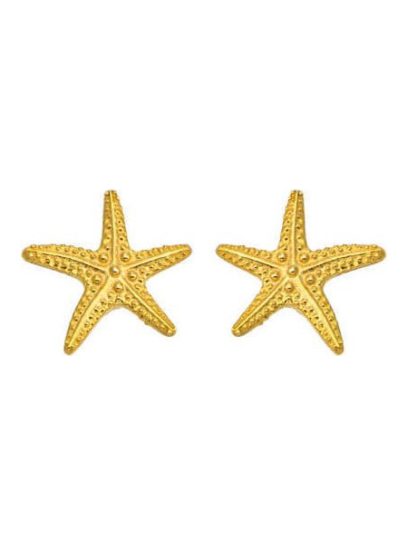 Σκουλαρίκια Starfish Gold