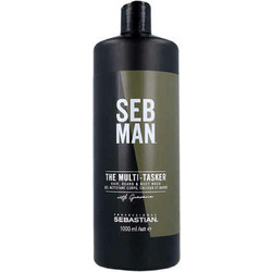 Sebastian Seb Man The Multitasker 3 In 1 Hair Beard Σαμπουάν & Αφρόλουτρο για Όγκο 1lt