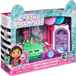 Spin Master Gabby's Dollhouse Daniel James Catnip Groovy Music Room Deluxe