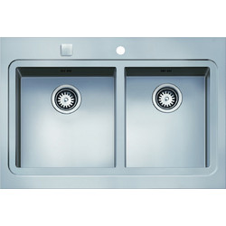 Teka Cube 90 Επικαθήμενος Νεροχύτης Inox Σατινέ