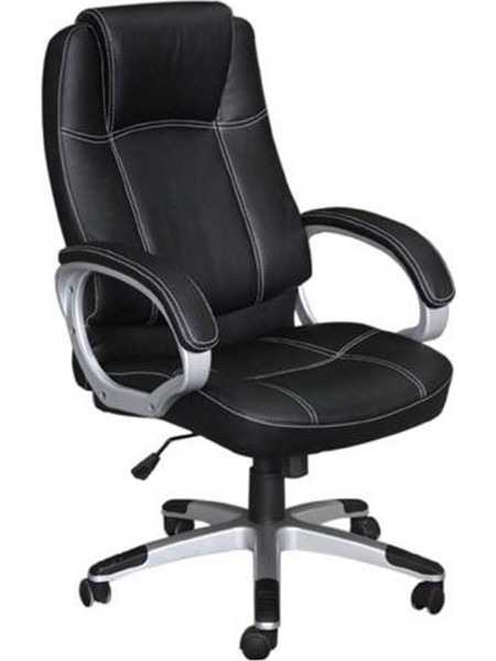 Woodwell BF5450 Καρέκλα Γραφείου Διευθυντική με Προσκέφαλο και Ανάκλιση Μαύρη EO279