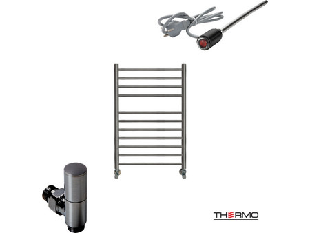 Thermo Bellavia Black Brushed PVD 75x50cm