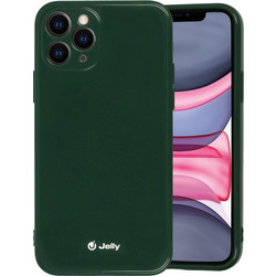 Θήκη TPU Jelly Apple iPhone 12/12 Pro (6.1") Dark Green