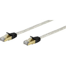 Vivanco U/UTP Cat.6 Καλώδιο Δικτύου Ethernet 5m Transparent