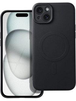 Is Tpu Silicone Mag Iphone 15 Plus Black Backcover - (SILMAGIP15PB)
