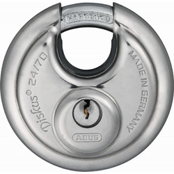 ABUS Diskus 24/70 Ατσάλινο Λουκέτο Δίσκος με Κλειδί 70mm