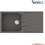Sanitec Ultra Granite 811 Επικαθήμενος Νεροχύτης Γρανίτη Αντιστρεφόμενος Ματ Pietra 100x50cm