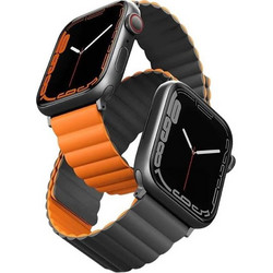 Uniq Revix Reversible Λουράκι Σιλικόνης Orange / Grey (Apple Watch 42 / 44 / 45mm)
