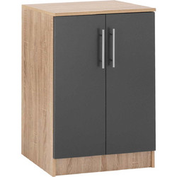 HomeMarkt Παπουτσοθήκη Ξύλινη Sonoma Μ60xΠ40.5xΥ80cm HM2206.04