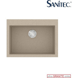 Sanitec Ultra Granite 815 Υποκαθήμενος Νεροχύτης Γρανίτη Ματ Sabbia 70x50cm