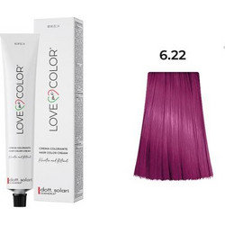 Dott. Solari Love Me Color 6.22 Βιολετί Ιριζέ Έντονο Μόνιμη Βαφή Μαλλιών 100ml