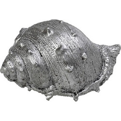 Διακοσμητικό Κοχύλι Resin Ασημί 13x8x6.5cm MT2730K4 Espiel