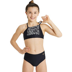 Arena Graphic Αθλητικό Παιδικό Μαγιό Bikini Set για Κορίτσι Μαύρο 005239-500