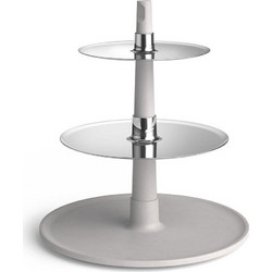 Ορντερβιέρα 3 Θέσεων Patore 30632 28,6/23/18x32,7cm Inox-White Zack Ανοξείδωτο Ατσάλι
