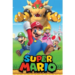 Αφίσα Nintendo Super Mario Character Montage Poster 61X91cm PP35311