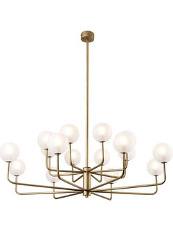 Φωτιστικό Οροφής Κρεμαστό 01366 16xG9 90x80cm Oxidized Gold Luma