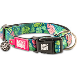Max & Molly Tropical Κολάρο Σκύλου Πράσινο 2x34-55cm