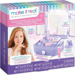Make It Real Deluxe Light Up Mirrored Vanity & Cosmetic Set