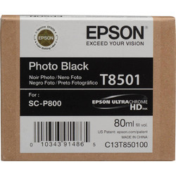 Epson T8501 Photo Black Μελάνι Εκτυπωτή Inkjet C13T850100