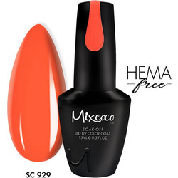 Mixcoco Soak-Off Led Uv Color Coat SC-929 Ημιμόνιμο Βερνίκι Νυχιών 15ml
