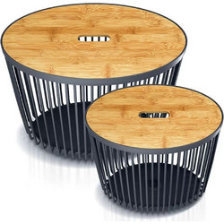 Prosperplast Clubo Set Basket 450x248mm Grey - (ICLUE1ST-S433)