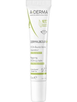 A-Derma Dermalibour+ Repairing CICA Lip Balm 15ml
