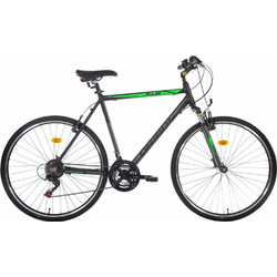 Orient Bikes Cross Pulse Ποδήλατο Trekking 28" Αλουμινίου με 21 Ταχύτητες Μαύρο