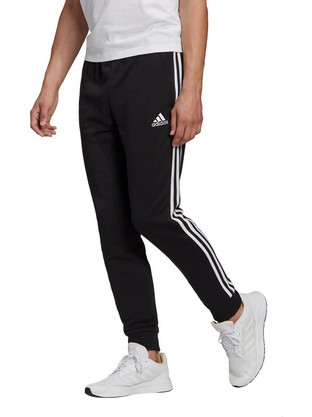 Adidas Performance Essentials Ανδρικό Παντελόνι Φόρμας με Λάστιχο Μαύρο GK8831