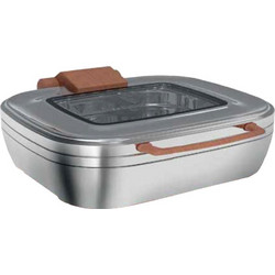 Μπαιν Μαρί GN2 3 INOX με ξύλινη λαβή amp επένδυση 48 5x54x16 5cm σειρά Titan KAPP c480210