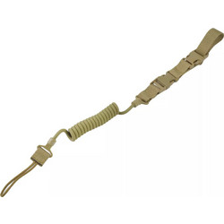 Universal Tactical Ελαστικό Σχοινί Ασφαλείας Όπλου για Ζώνη OEM - Καφέ