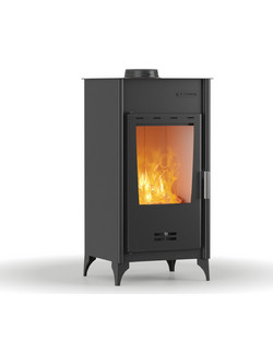 Thermiki ATS 90-10 Blue Ατσάλινη Ξυλόσομπα Αερόθερμη 12kW