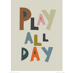 Pyramid International Παιδική Αφίσα Play All Day 30x40cm