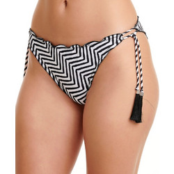 ERKA MARE Bikini Slip Μαύρο Λευκό 45210