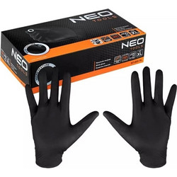 NEO TOOLS durable nitrile work gloves XL 100pcs (97-691)