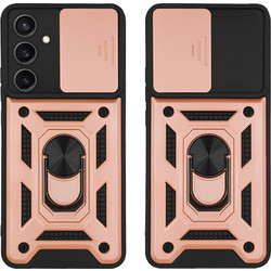 Θήκη Ring Armor CamPro Sonique για Samsung Galaxy S23 FE Ροζ Χρυσό - Sonique - Ροζ Χρυσό - Galaxy S23 FE - Θήκες Πλάτης
